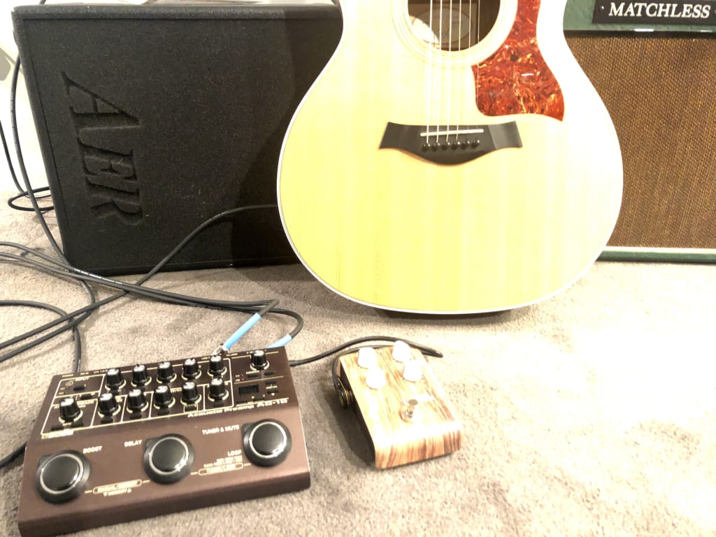 ギター BOSS AD-10 Amazon.com: Boss AD-10 Acoustic Guitar Processor Pedal