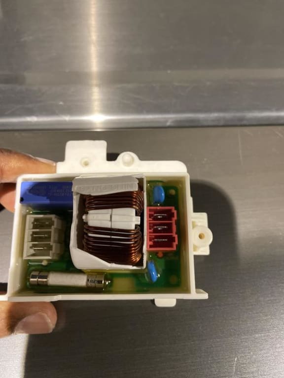 I opened it to see the inside I thought it was burnt because of the smell