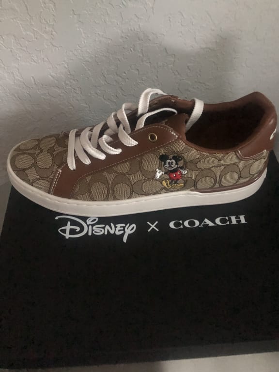 COACH®  Clip Low Top In Signature Jacquard