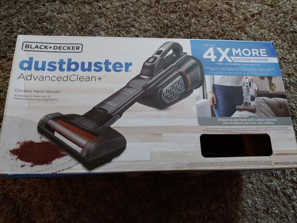 Black & Decker Dustbuster 10.8V 2.0AH Chili Red Cordless Handheld