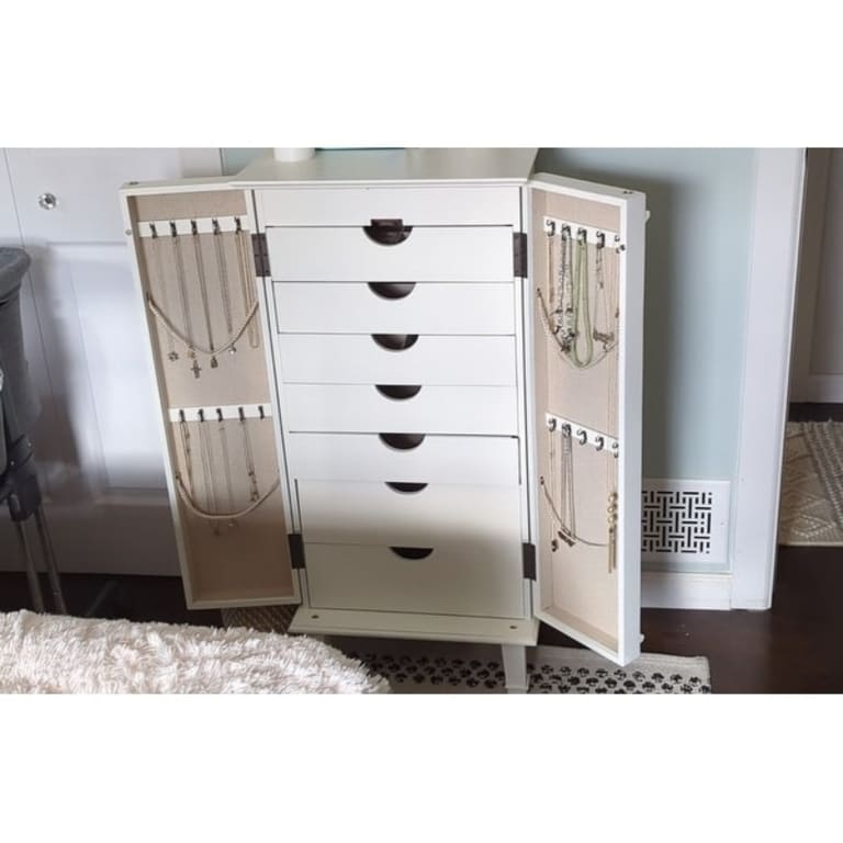 Hives & Honey Carson Fully Locking Jewelry Armoire On Sale Bed Bath