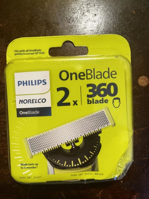 Philips OneBlade 360 Replacement Blades for Face, 1 Pack - QP410/50, £16.49