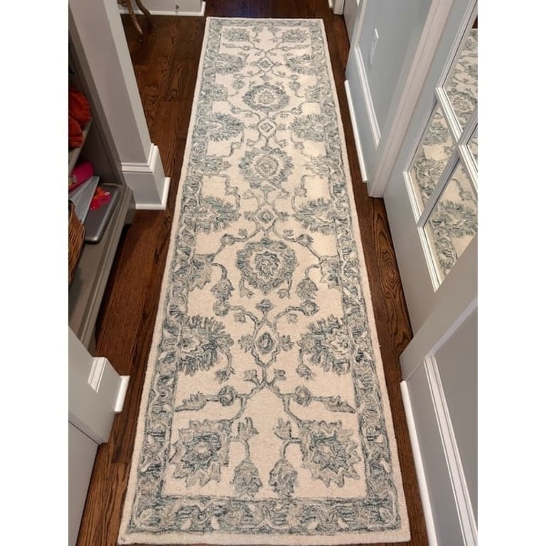 Alexander Home Annabelle Botanical Vineyard Hand-Hooked Wool Rug