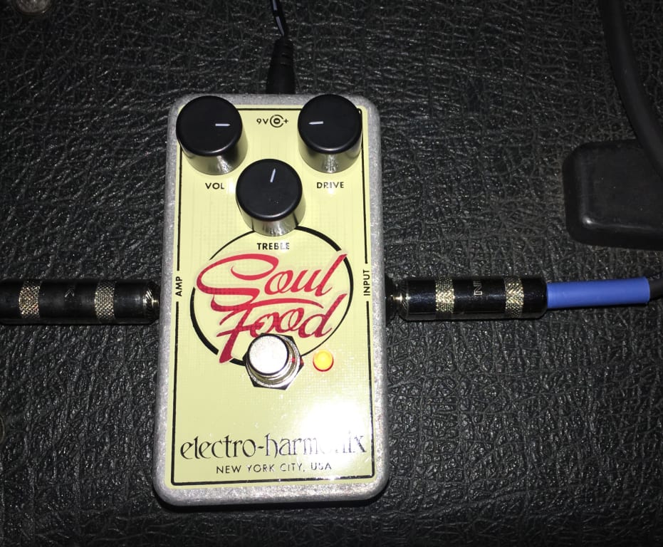 Electro-Harmonix Soul Food Overdrive Guitar Effects Pedal Electro-Harmonix Soul Food Overdrive Guitar Effects Pedal