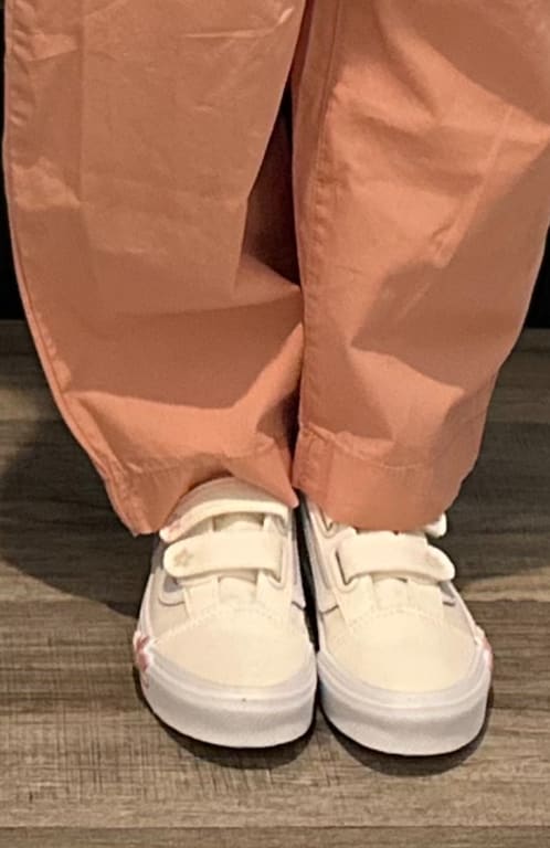 Little Kids Old Skool V Shoe en Marshmallow White | Vans CA