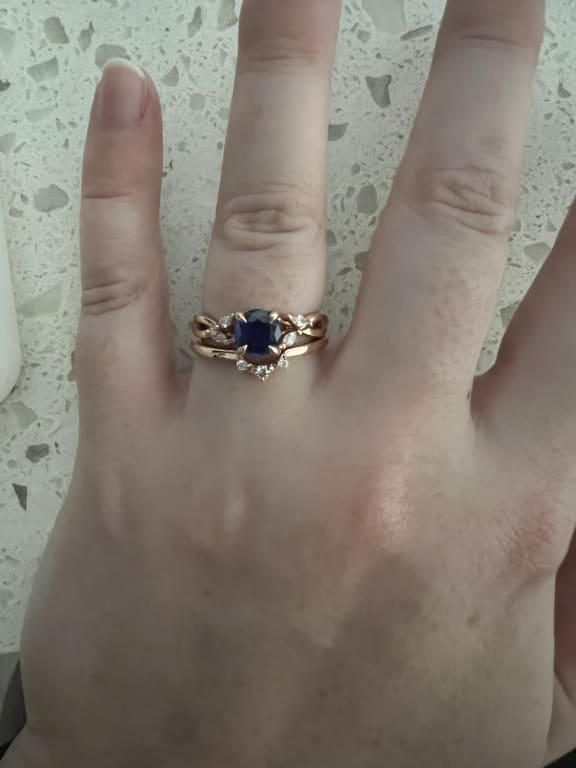 Spaced Round Diamond Stackable Nesting Ring | Mini Trio | Brilliant Earth