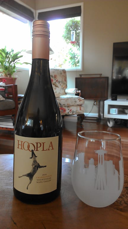 Etched Skyline Wine Glass from Uncommon Goods. Customer submitted image.