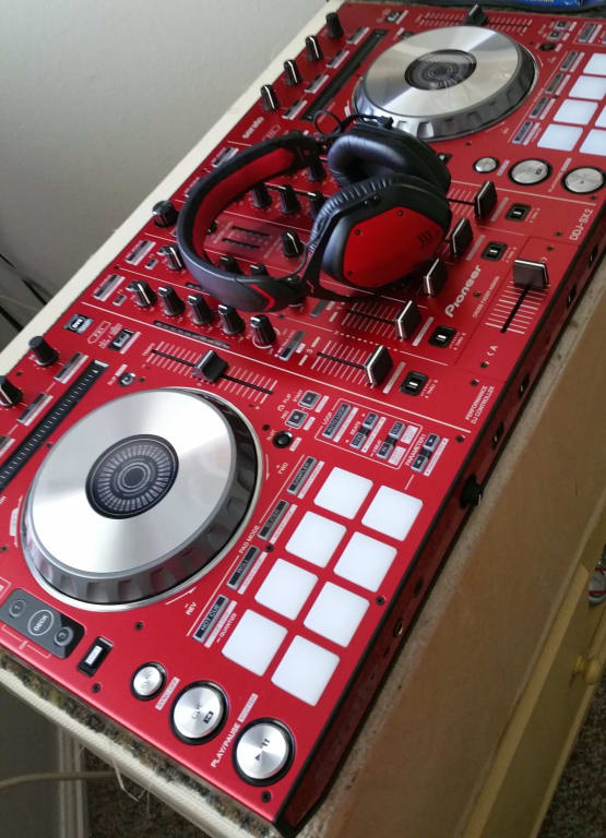 Open Box Pioneer DJ DDJ-SX2 Limited Edition Red DJ Controller