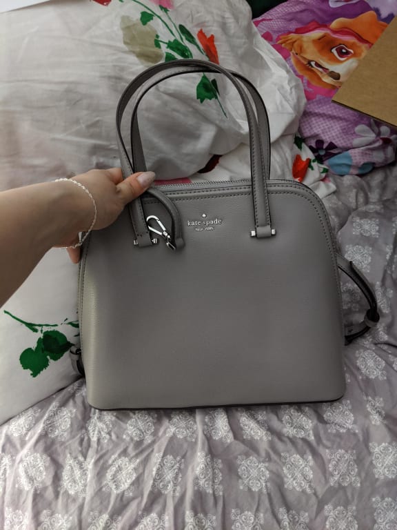 Kate+Spade+Patterson+Drive+Medium+Dome+Satchel+Black+Leather+WKRU5897 for  sale online