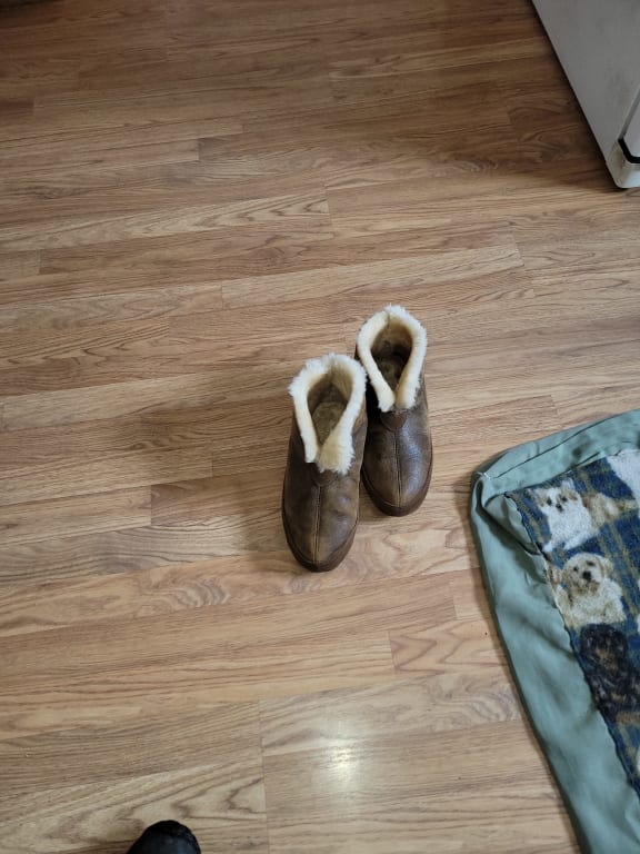 Customer Image Captioned: Just before I put them back on