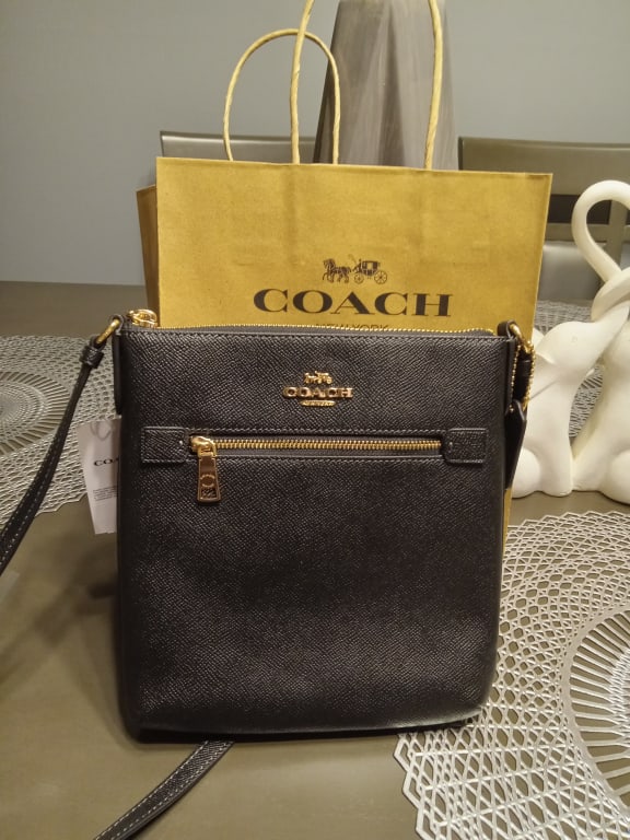 Bingo Item: JUST REDUCED! Coach Signature Logo Crossbody Rowan