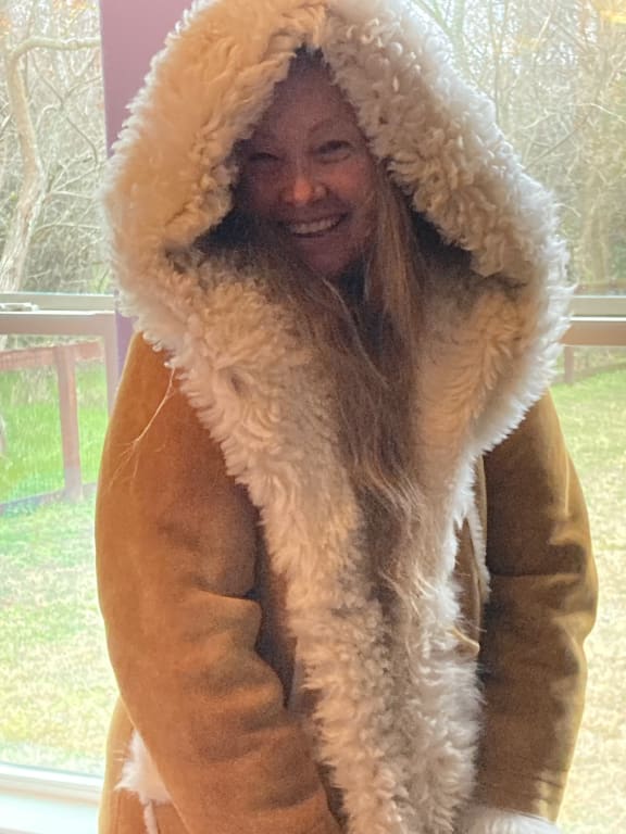 Customer Image Captioned: Loving my fancy coat