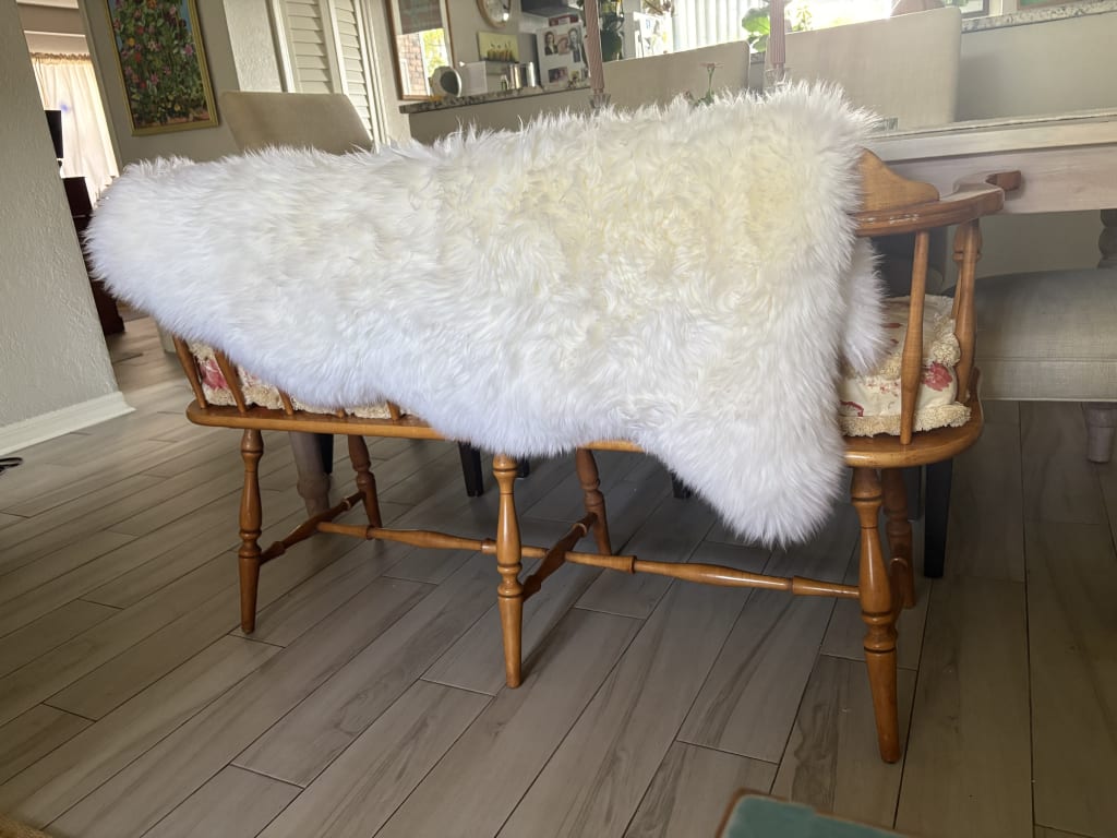 Customer Image Captioned: Comfy back rest!