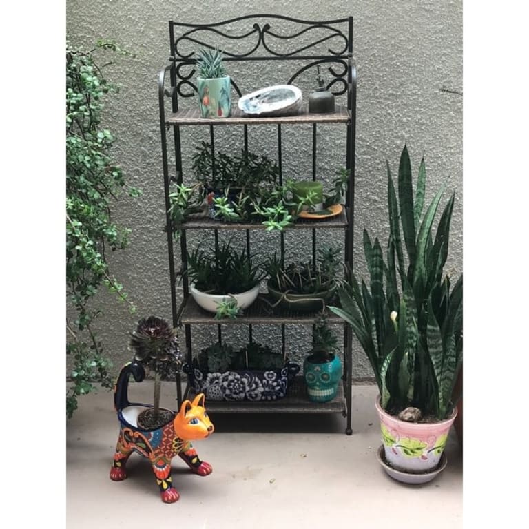 Valencia 4tier Folding Bakers Rack On Sale Bed Bath & Beyond 6167608