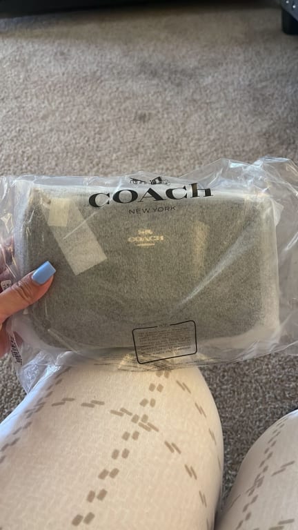 Coach Outlet Nolita 19 Optic White and Signature Quilting 