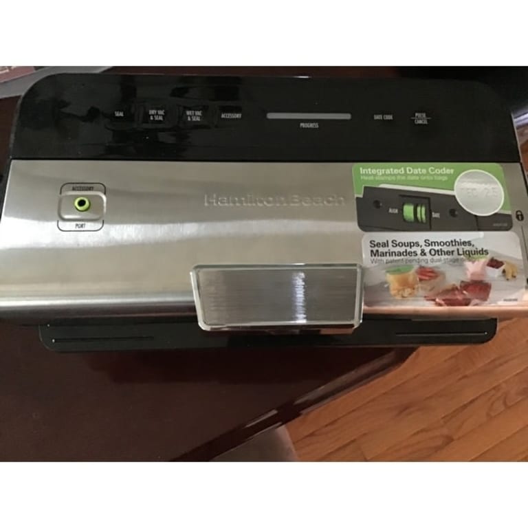Hamilton Beach NutriFresh Food Vacuum Sealer Machine for Liquids and