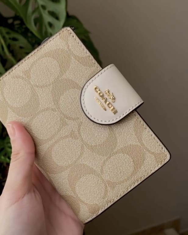 COACH® | Medium Zip Around Wallet With Braid