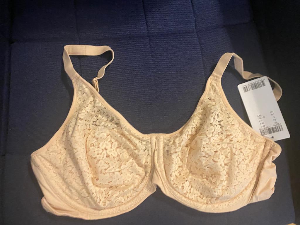 Wonderbra, Intimates & Sleepwear, Wonderbra A32 Vintage Padded Underwire  Full Coverage Lace Bra In Nude Style 320