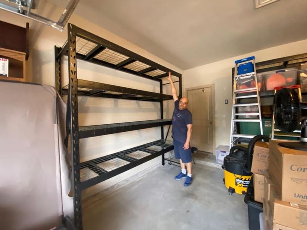 Gladiator GarageWorks 90" x 90" Heavy Duty Mega Rack with Four