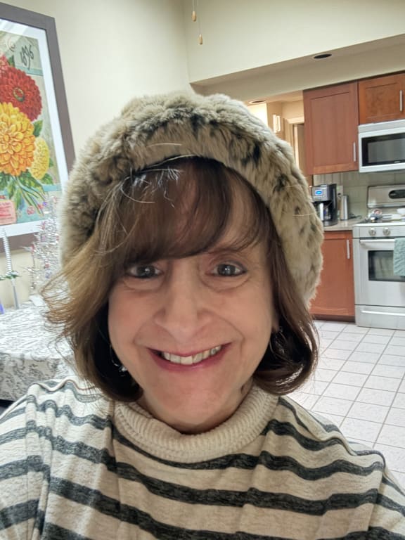 Customer Image Captioned: Perfect fit for my small head!