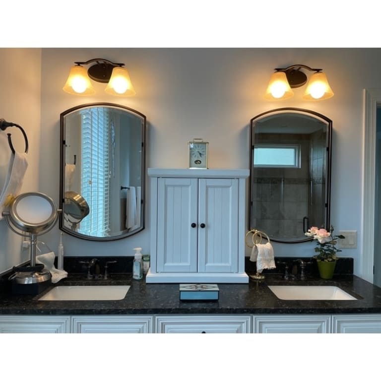 Crosley Seaside Wall Distressed White On Sale Bed Bath