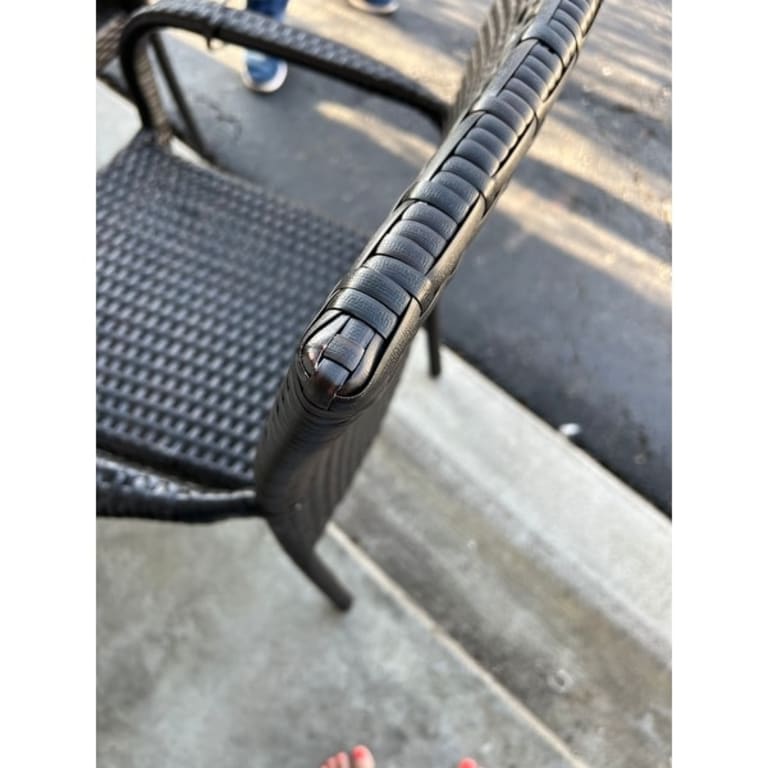 Benhill Outdoor Stackable Chairs (Set of 4) by Christopher Knight Home