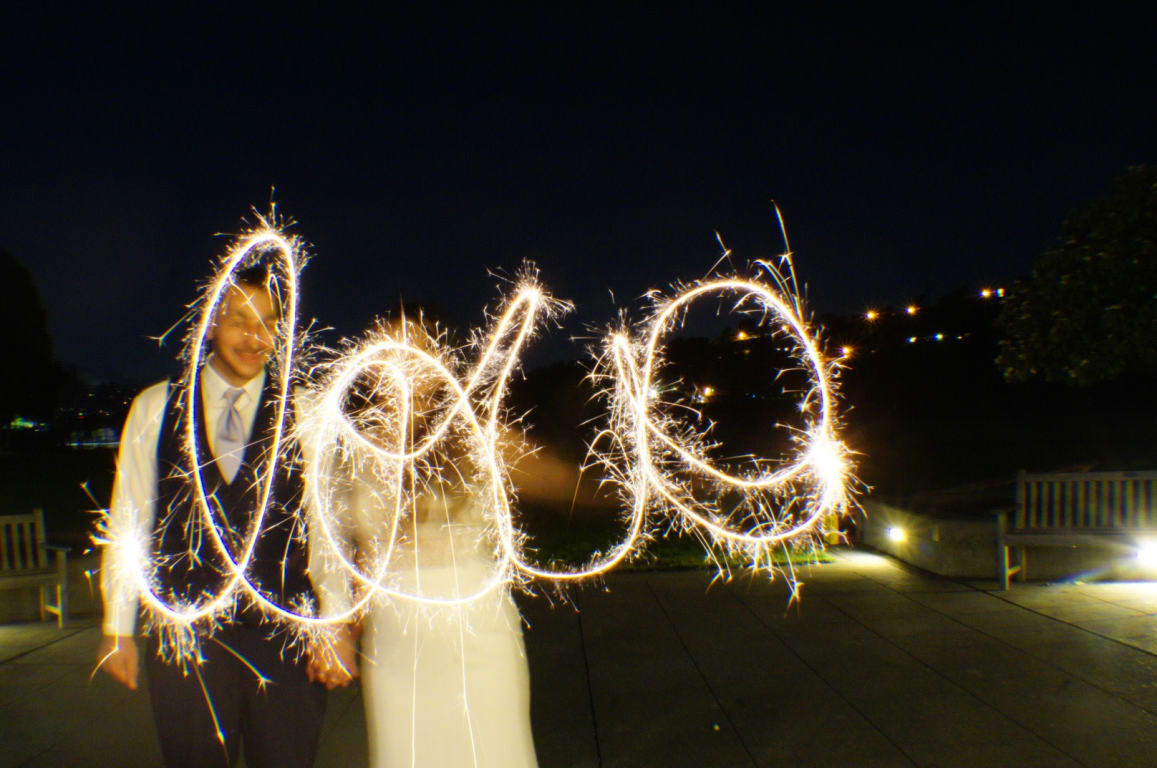 long wedding sparklers