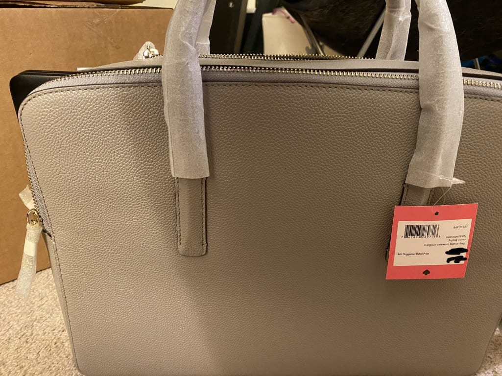 Kate spade black Margaux universal laptop bag