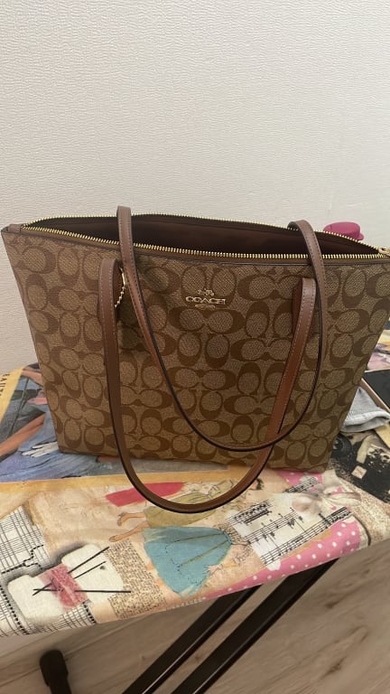 Coach Zip Top Tote