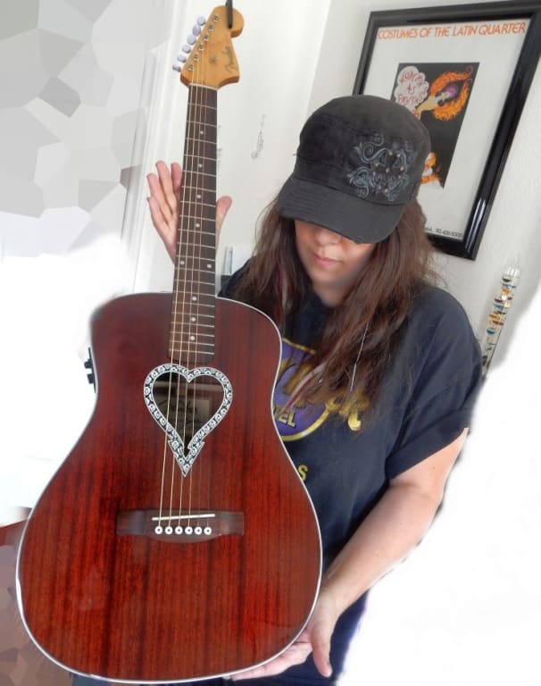 Open Box Fender Artist Design Series Alkaline Trio Malibu Mahogany