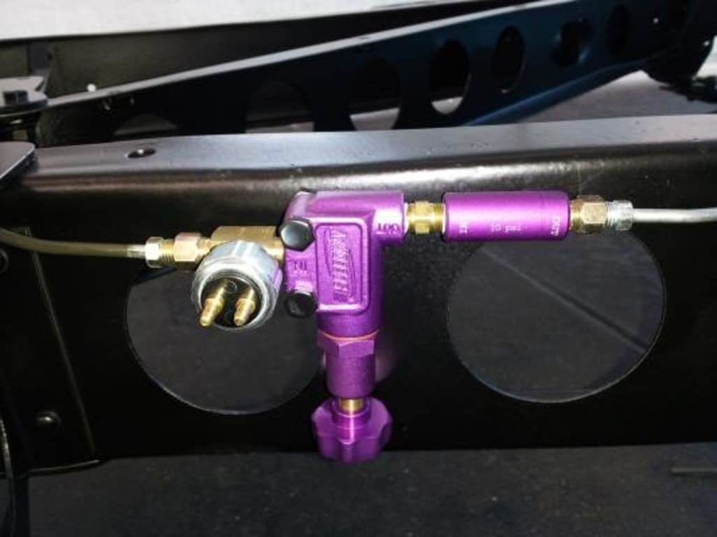 Speedway Purple Adjustable Brake Proportioning Valve