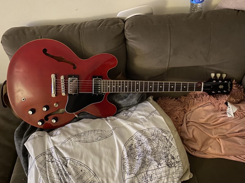 Epiphone ES-335 Semi-Hollow Electric Guitar Cherry | Guitar Epiphone ES-335 Semi-Hollow Electric Guitar Cherry | Guitar