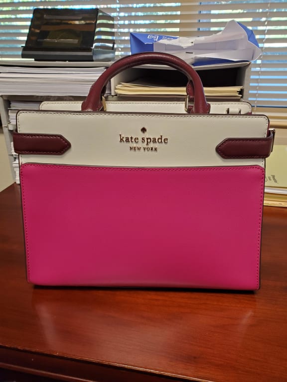 kate spade staci medium satchel review｜TikTok Search