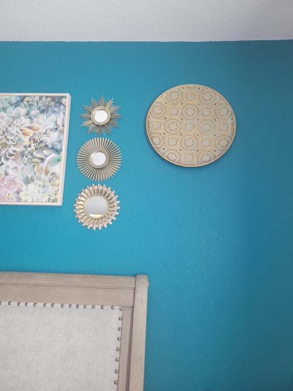 Gold Metal Medallion Wall Art, 19"