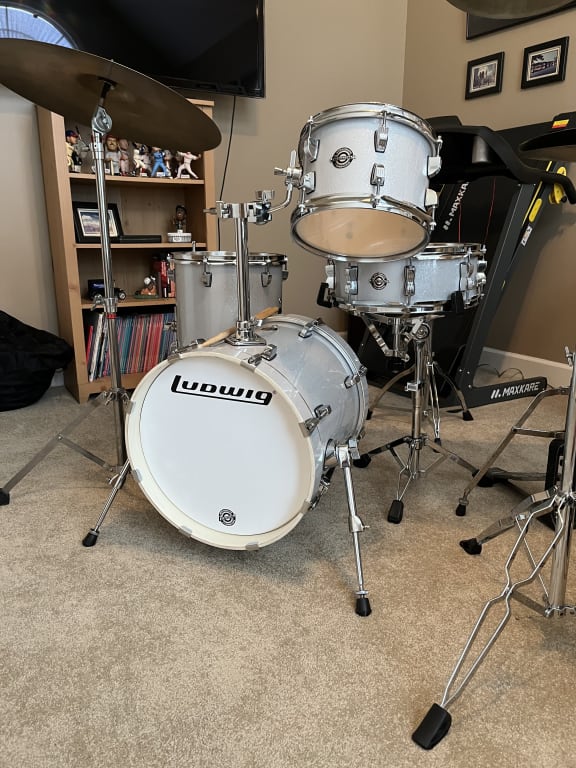 Ludwig Breakbeats by Questlove 4-Piece Shell Pack Red