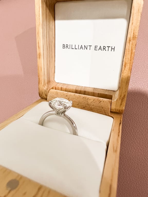 Petite Elodie Solitaire Ring - Brilliant Earth