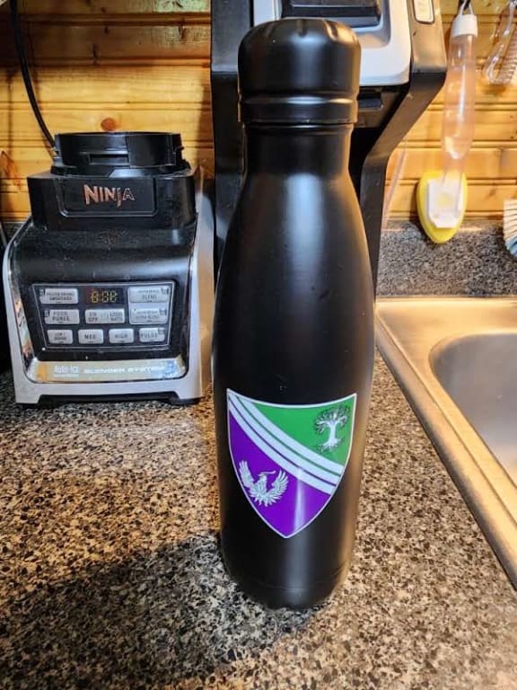 Personalized Ninja Water Bottle