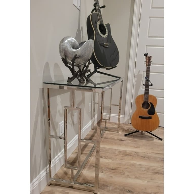 Best Master Furniture Silver Sofa Table On Sale Bed Bath & Beyond 20263157