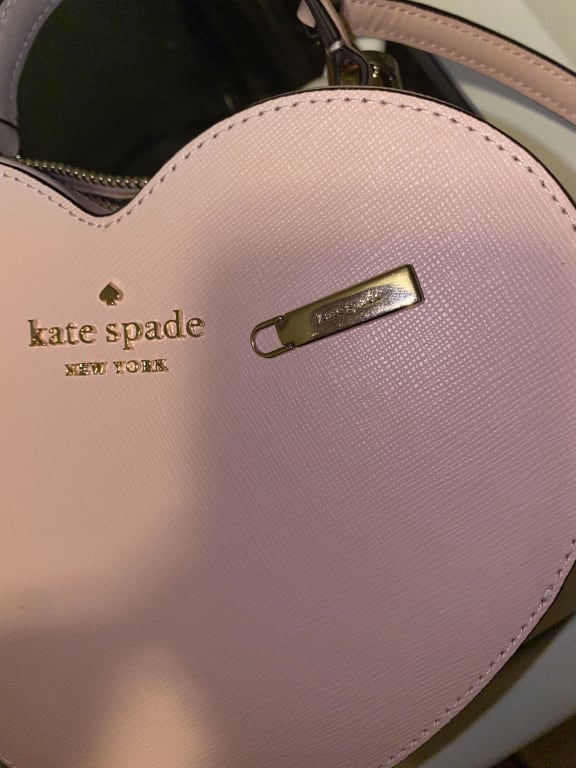 Kate Spade New York Love Shack Heart Purse (Chalk Pink): Handbags