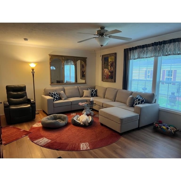 Casanova 7piece Modular Light Gray Sectional Sofa Grey Bed Bath