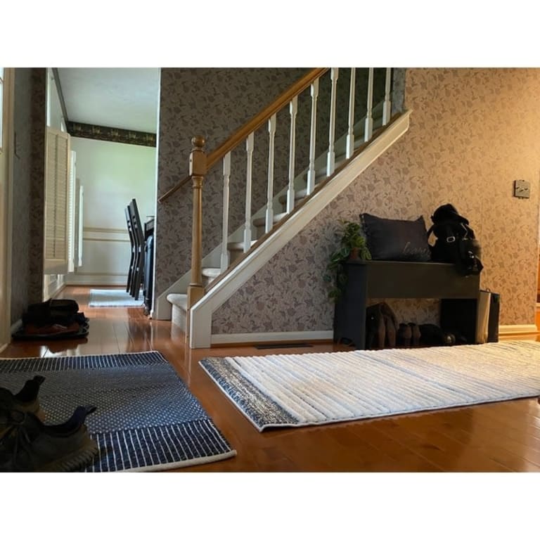 Alexander Home Vail Contemporary Stripe Area Rug Bed Bath & Beyond