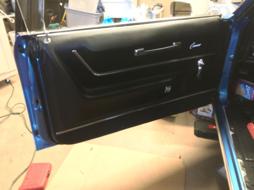 OER K62801 Deluxe Front Door Panels for 1968-69 Camaro OER K62801 Deluxe Front Door Panels for 1968-69 Camaro