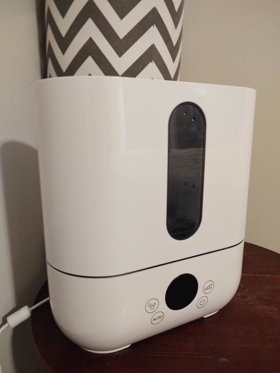 BONECO U250 Large Room Quiet Ultrasonic Cool Mist Humidifier with Auto