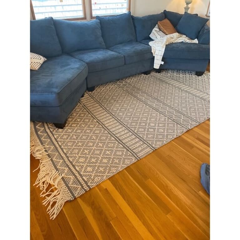 Livabliss Adamsen Handmade Modern Wool Area Rug Bed Bath & Beyond