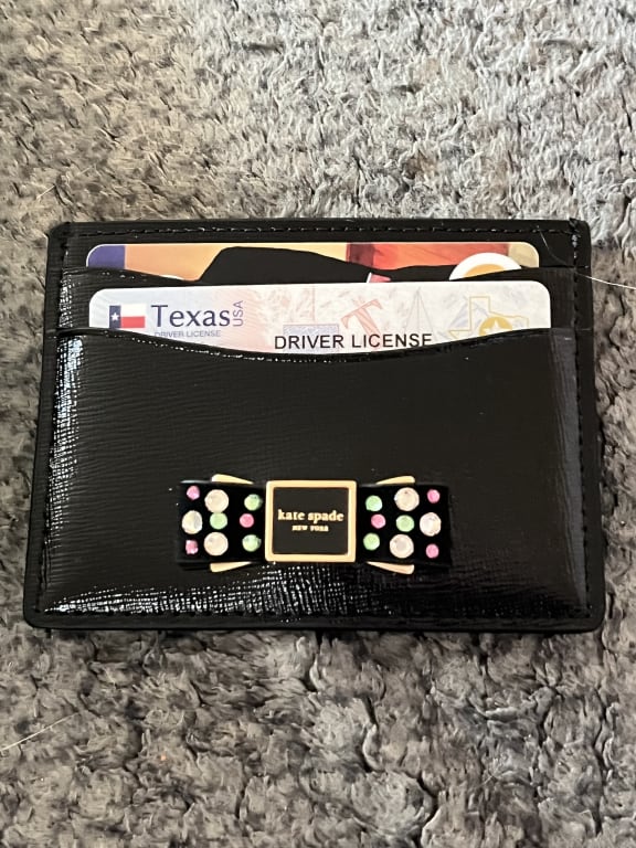 Morgan Bow Bedazzled Cardholder | Kate Spade New York