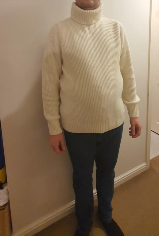 Fisherman's Sweater in Egret – Quaker Marine Supply Co