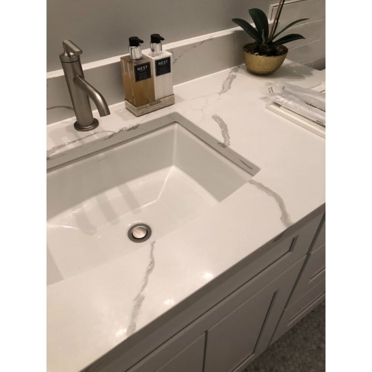 Kohler Archer® Undermount Bathroom Sink Thunder Grey (K235558) Bed