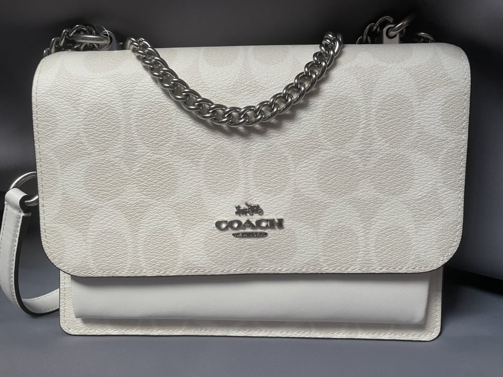 Coach Bags | Coach Klare Crossbody 25 in Straw | Color: White | Size: Os | Lizbuechner's Closet