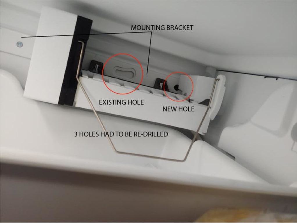 Holes are OBVIOUSLY for a different model. Made it work.