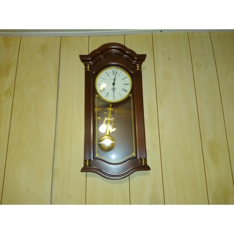 Howard Miller Lambourn I Grandfather Clock Style Chiming Wall Clock
